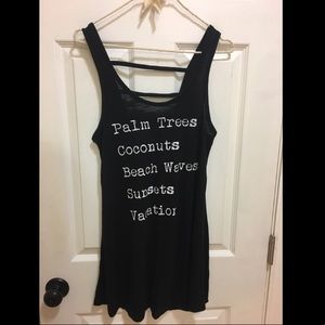 Small - Xhilaration Beach Tank Tunic/Dress